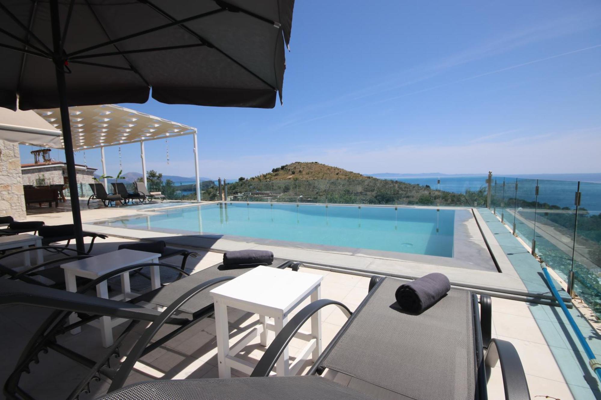 Villa Ionian Pool House Porto Palermo Exterior foto